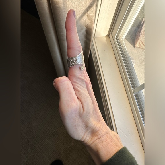 STERLING Souvenir Spoon Ring - Picture 12 of 17